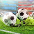 13 Inch Stuffed Sports Balls Toy - Creative Football Doll Plush Soft Toy Cushion for Kids Gift