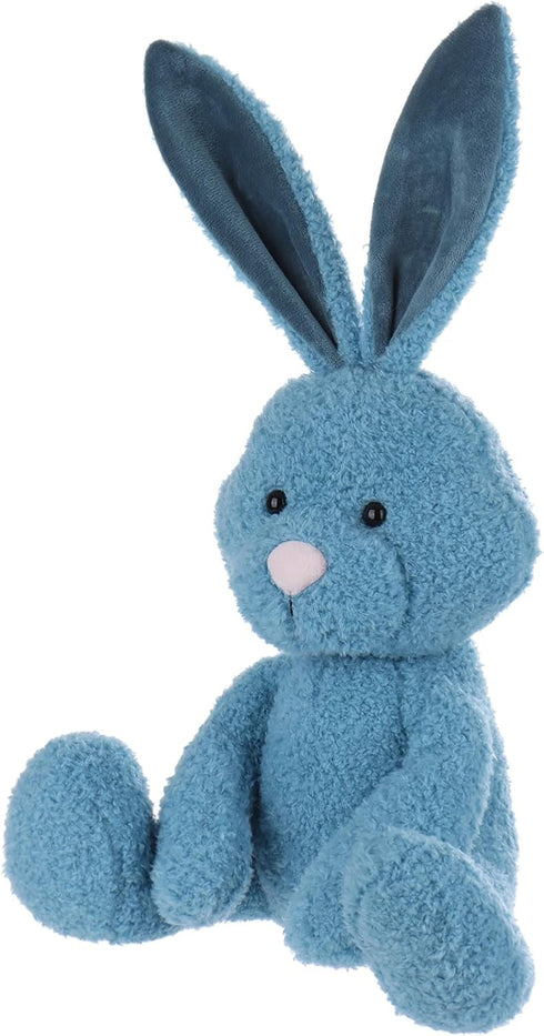 Apricot Lamb Toys Plush Jewelry - 8.7 Inch Blue Velvet Bunny Rabbit Stuffed Animal, Soft Cuddly Gift for Kids