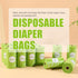 16 Rolls/240 Diaper Bags Disposable for Baby, Refill Bags OXO-Biodegradable Waste Bags,Dirty Disposable Diaper