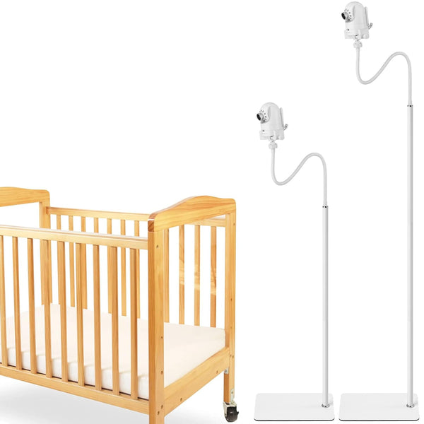 iTODOS Baby Monitor Floor Stand Holder for Infant Optics DXR-8 Pro, Nanit Pro, Motorola, VAVA, Safety Design