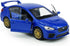 Impreza WRX STI Toy Car Racing Sports Diecast Model 1/36 Scale Metal Pull Back Vehicle for Boys
