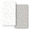 GRSSDER Stretchy Ultra Soft Jersey Knit Fitted Crib Sheets Set 2 Pack,