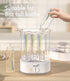 Bottle Sterilizer, Baby Bottle Steam Sterilizer, Electric Baby Bottle Sanitizer with Timer for Baby Bottles, Pacifiers