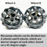 DIY Mecanum Wheel Robot Kit Parts, 4WD Omnidirectional Wheels Smart Robot Car Chassis Educational Toy