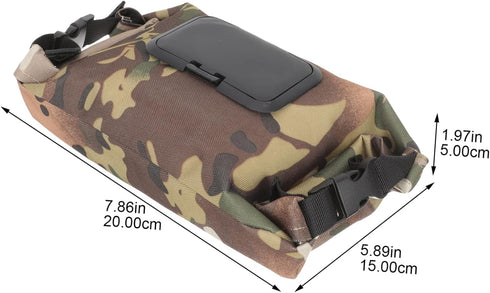 COLLBATH Canvas Camping Tissue Box Wear Resistant Wet Tissue Storage Napkin Holder for Outdoor Use Travel and Kitchen