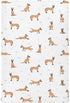 CHUROUSY Belgian Shepherd Dog Crib Sheets for Boys Girl Belgian Malinois Mattress Cover