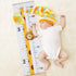 Baby Height Growth Chart, Canvas for Kids, Wood Growth Chart for Nursery Decor, Hangable and Waterproof