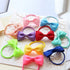 Baby Hair Ties with Bows for Toddler, 40 Pieces 2 Inch Elastic Ponytail Holders for Baby Girls