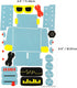 700+ 3+ 24 6 Make Your Own Robot Stickers for Kids - Sticker Sheets | Birthday Party Favors & Craft Activity