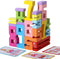 JYJ Wooden Stacking Building Blocks for Kids 3+, Number Game Balance Competition Toy