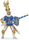 Papo Hand-Painted Medieval-Fantasy Figurine - Blue Knight Fleur de LYS, Collectible for Children