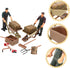 12pcs Farm Accessories Model Sand Tray Miniatures, Miniature Tools for Crafts, Farm Playset for Kids