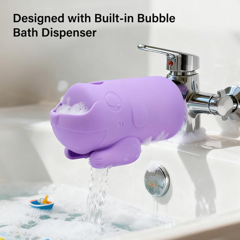 mandoo Faucet Extender for Toddlers, Bath Spout Cover for Baby, Bathtub Faucet Cover for Baby, Toddler Bath Silicone