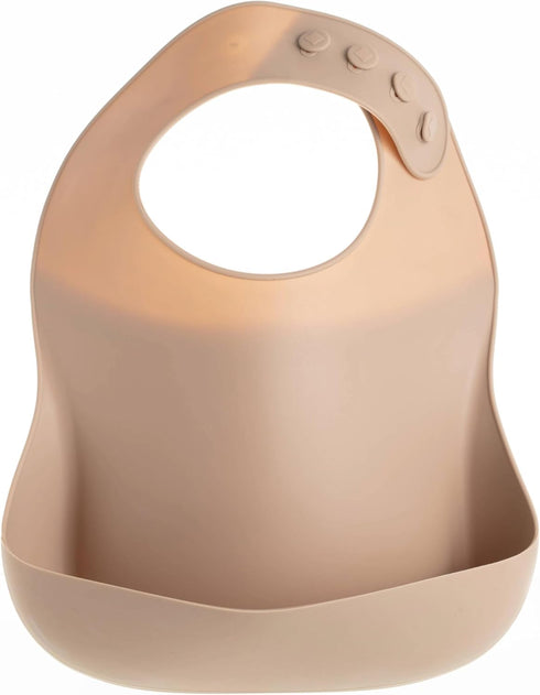 Set, Baby Feeding Silicone Bib, Bowl & Spoons for Self-Feeding First Stage Baby Essentials Gum Friendly, BPA-Free, Easy