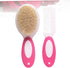 HONITANO 2pcs Set Care Newborn Essential Hair Brush Comb Scalp Massager Gentle Tips for Nursery Hair Care