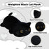 Finebee Boys(23.6" 3.1Lbs) Weighted Black Cat Stuffed Animals, Cute Weighted Black Cat Plush, Soft Stuffed Weighted