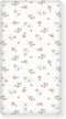 Winpema Flowers and Rainbow Fitted Crib Sheet Floral Style Baby Crib Sheet Fit