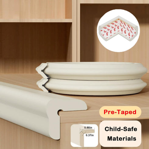 Dekukar 20ft Edge+8 Baby Proof Corners and Edges Protector Corner Guard, Fireplace Baby Proofing Bumper, Heavy-Duty