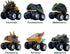 DINOBROS Dinosaur Toy Pull Back Cars 6 Pack for Boys Age 3-7, Dino T-Rex Games