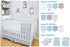 American Baby Company 100% Natural Cotton Sweater Knit Swaddle Blanket, Soft Breathable Blue for Boys and Girls
