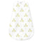 SwaddleDesigns Cotton Muslin Sleeping Sack, Unisex Baby Wearable Blanket, Mommy & Baby Giraffe, Yellow, Medium 6-12