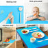 Countertop (23.62x15.75 inches) Extra Large Silicone Craft Mat for Kids, Large Silicone Sheet for Crafts, Kitchen