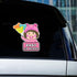 Cartoon Baby on Board Car Sticker Cute Baby and Balloon Kids on Board Car Window Bumper Decal Waterproof Vinyl Baby
