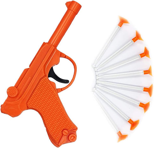 The Dreidel Company Detective Set with 10 Suction Cup Bullets and Plastic Pistol, 11 Piece Set