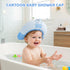 NCXFTP Baby Hair Washing Shield, Bath Visor for Toddlers and Baby Shower Cap, Toddler Hair Washing Shield with Blue