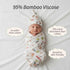 Set 95% 0-3 Swaddles for Newborns Baby Blanket Ultra-Soft Bamboo Viscose Baby Swaddle for Months | Newborn Essentials