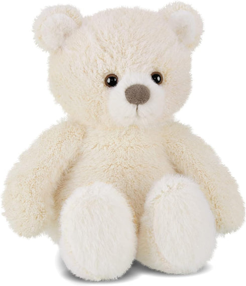 Bearington Tucker Off White Plush Teddy Bear Stuffed Animal, 11 Inch