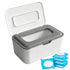 Stitokg Flushable Wipes Dispenser, Wipes Case Baby Wipe Holder Durable PP Material for
