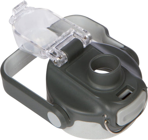 Healthy Human FLIP N SIP Lid - Leak-Proof Water Bottle Cap, Dishwasher Safe with Snap Metal Clip