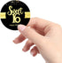 Sumerk 48 PCS Cheers to 16 Stickers, Large Bottle Stickers for 16th Birthday Card Seals, 2 INCHES Round