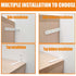 Anti Tip Furniture Anchors for Baby Pet Proofing, White Furniture Wall Anchor for Dresser Bookshelf Safety