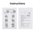 Lucakuins 6-18 Newborn Infant Baby Bath Seat, Non-Slip Infants Baby Bath Chair for Bathtub, Cute Shape Baby Shower