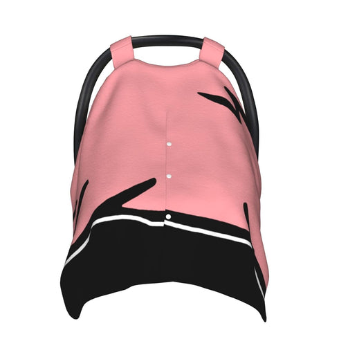 Zhbvncp Flying Pig Baby Car Seat Cover & Breastfeeding Nursing Cover - Breathable Stretch Fabric Multi-Use Nursing