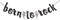 Born to Rock Glitter Banner for Rock Birthday Party Decorations, Black