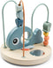 Done by Deer Wally Bead Maze - Educational Toy for Kids, Ocean Blue Theme for Fine Motor Skill Development