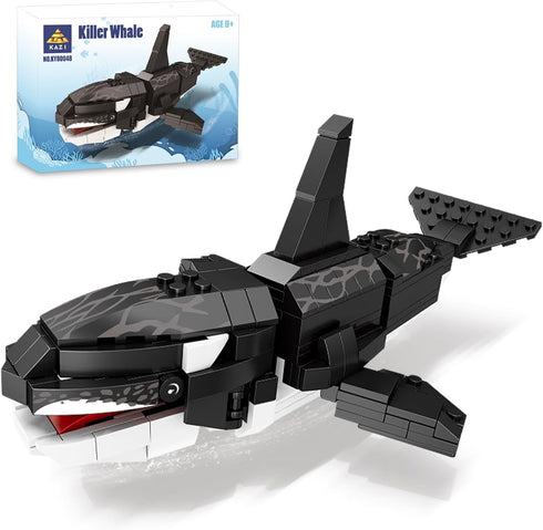 KAZI Orca Toys Building Blocks,Deep Sea Creatures Building Toy Sets,Ocean Animal Toys