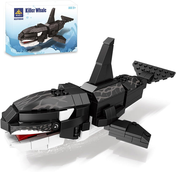KAZI Orca Toys Building Blocks,Deep Sea Creatures Building Toy Sets,Ocean Animal Toys