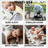 REZIPO 2 Pack 70% 30% 47 47 Inches Mallard Duck Muslin Swaddle Blankets Bamboo Cotton Breathable Receiving Blankets