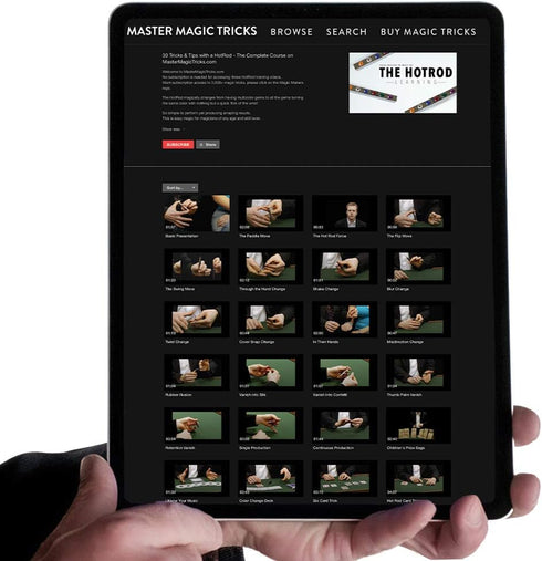 Magic Makers Crystal Hotrod Magic Trick - Blue Force with 30 Tricks Online