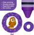 DS-8044 DECOWALL Animal Alphabet Numbers Colour Decals Stickers Kids Peel and Stick Removable for Room dcor Letters ABC