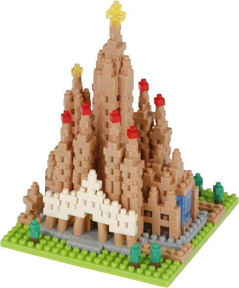 nanoblock - Sagrada Familia Building Kit, World Famous Buildings, Sight to See Series