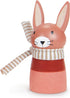 3+ Tender Leaf Toys - Swifty Bird - Solid Wood Bird Toy with Removeable Bunny Character - Open-Ended Play Toy