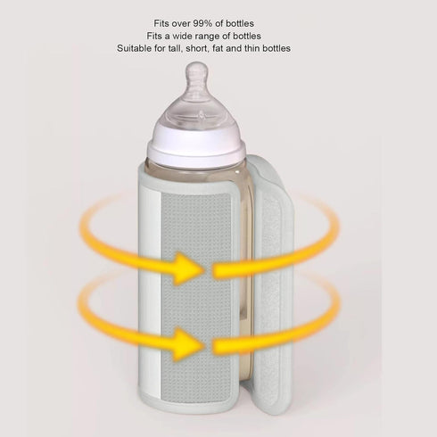 Portable Bottle Warmer,Travel Friendly, Fast Heating,Cordless & Rechargable,Bottle Warmer, Comfortable Feeding Bottle