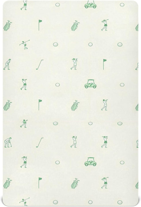 Caihoyu Fitted Crib Sheets for Baby Boys or Girls Soft Breathable Baby Play