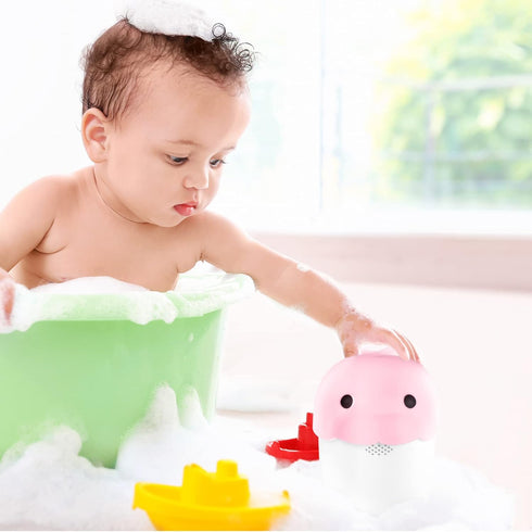 Navaris Baby Hair Rinser - Cute Animal Cup for Bath with 3 Different Pour Spouts - Rinse Shampoo and Keep Water Out of Baby's Face and Eyes - Pink