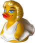 Pond Bombshell Floating Rubber Ducks - Collectible Bath Toy Gift for Kids & Adults